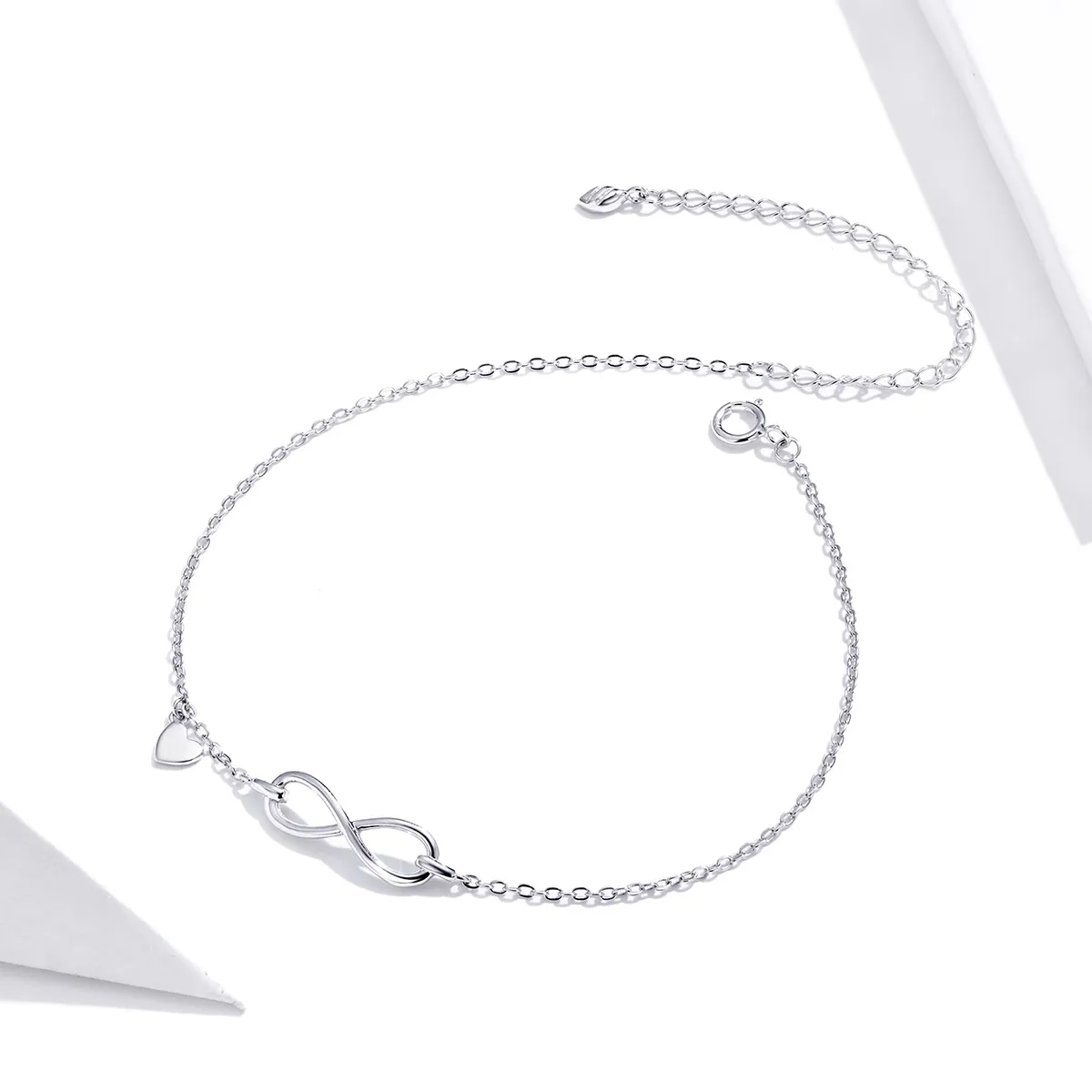 Pandora Style Silver Infinity bracelet - SCT019