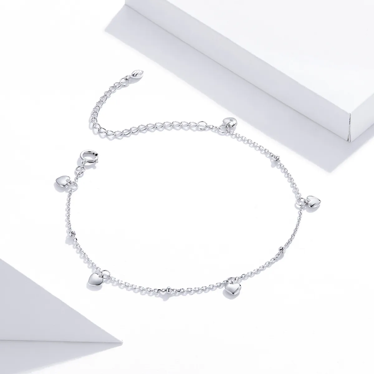 Pandora Style Silver Loving Heart bracelet - SCB191