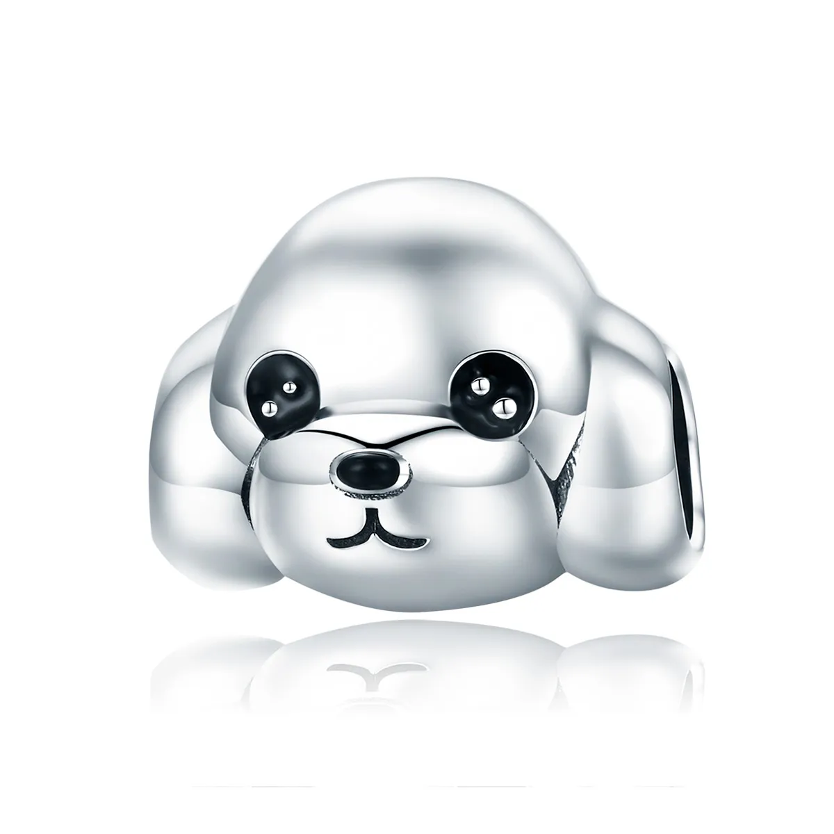 Pandora Style Silver Cute Poodle Charm - SCC837