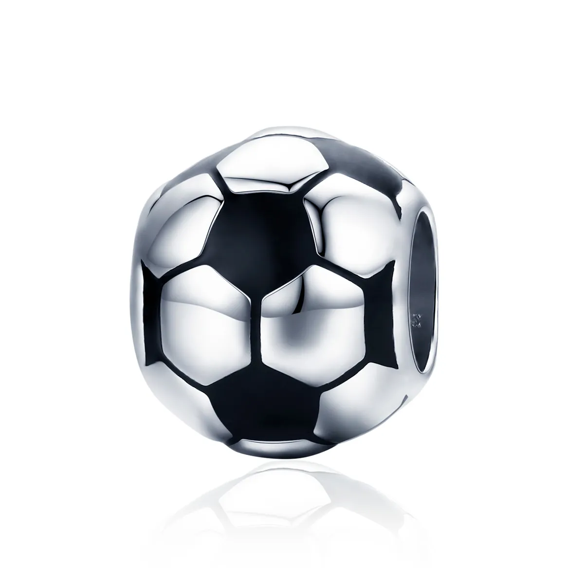 Pandora Style Silver Football Passion Charm - SCC666