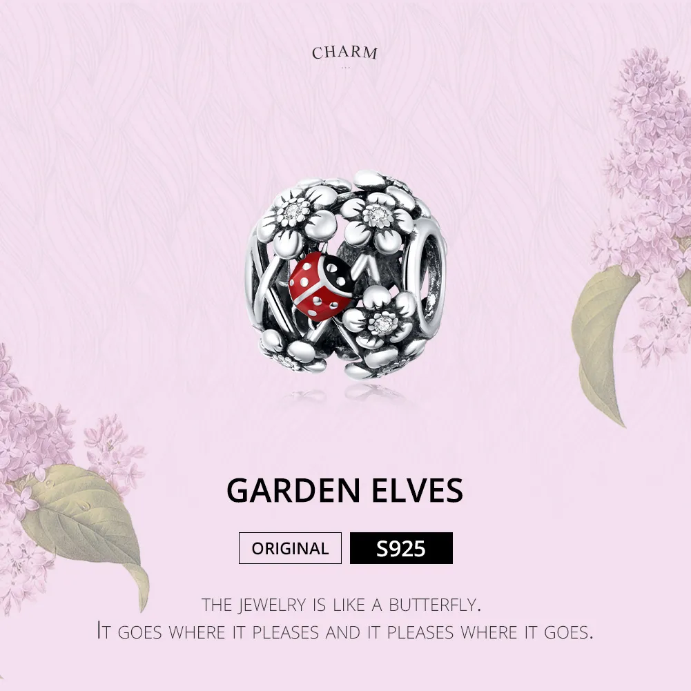 Pandora Style Silver Garden Elves Charm - SCC1641