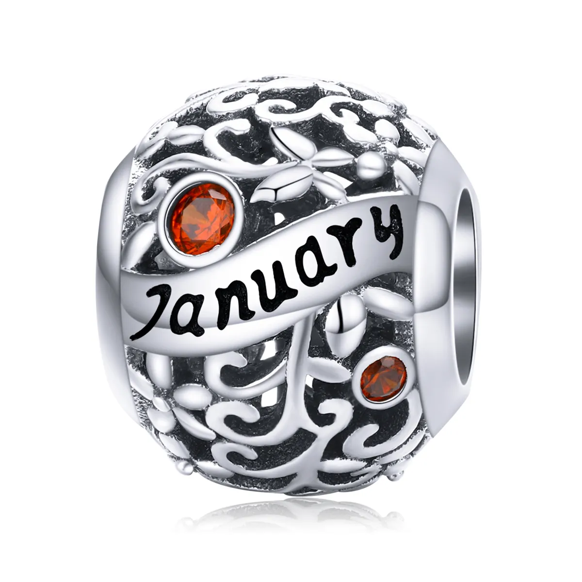 Pandora Style Silver January Birthstone Charm - SCC1385-1