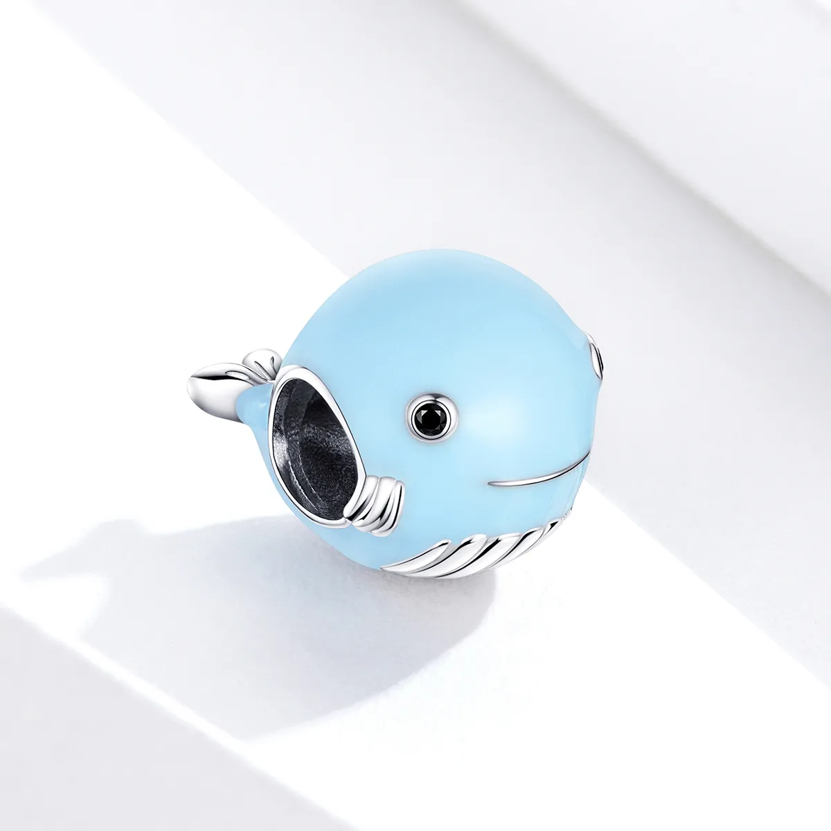 Pandora Style Silver Little Blue Whale Charm - BSC250
