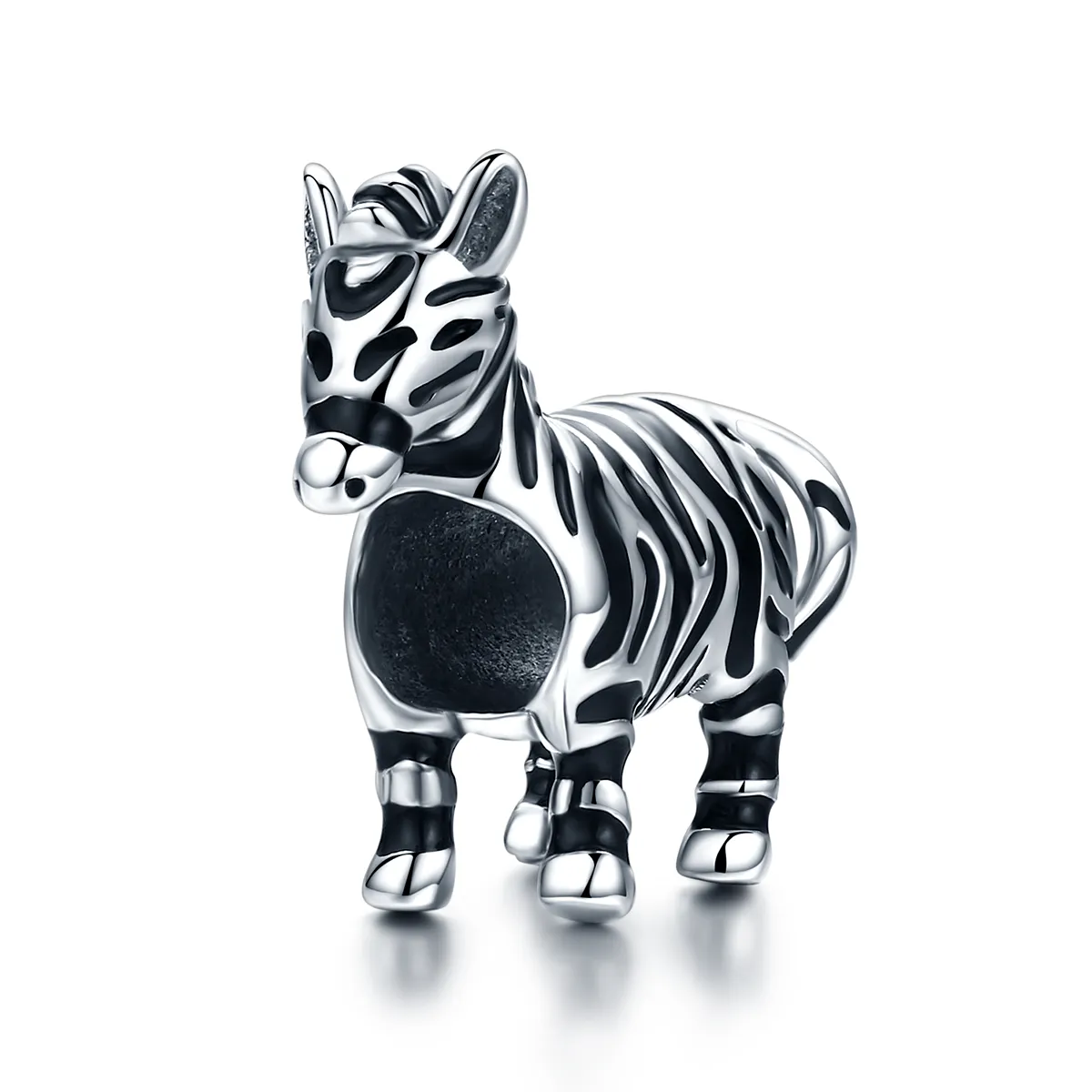 Pandora Style Silver Lovely Animal Zebra Charm - SCC550