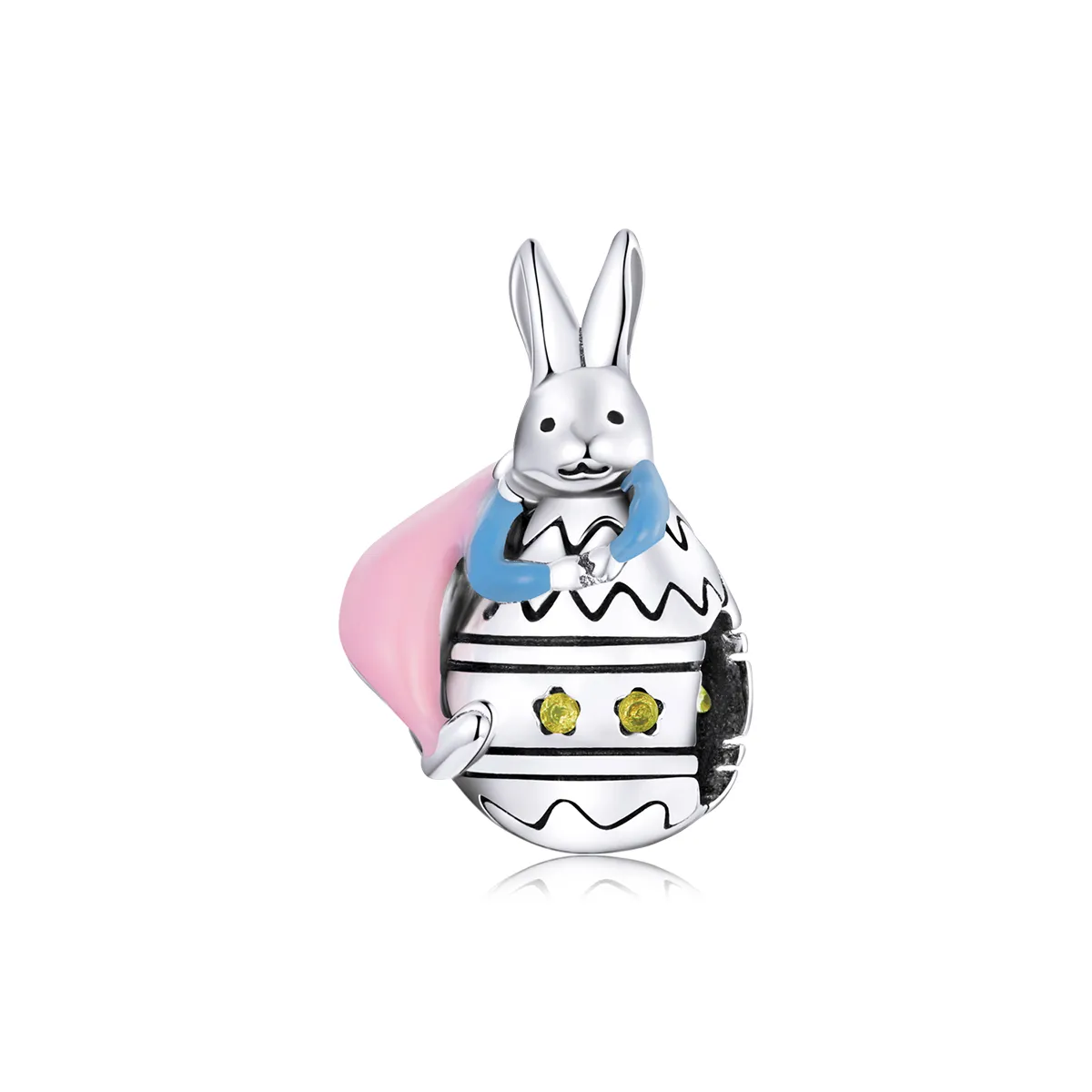 Pandora Style Silver Miss Rabbit Charm - SCC1754