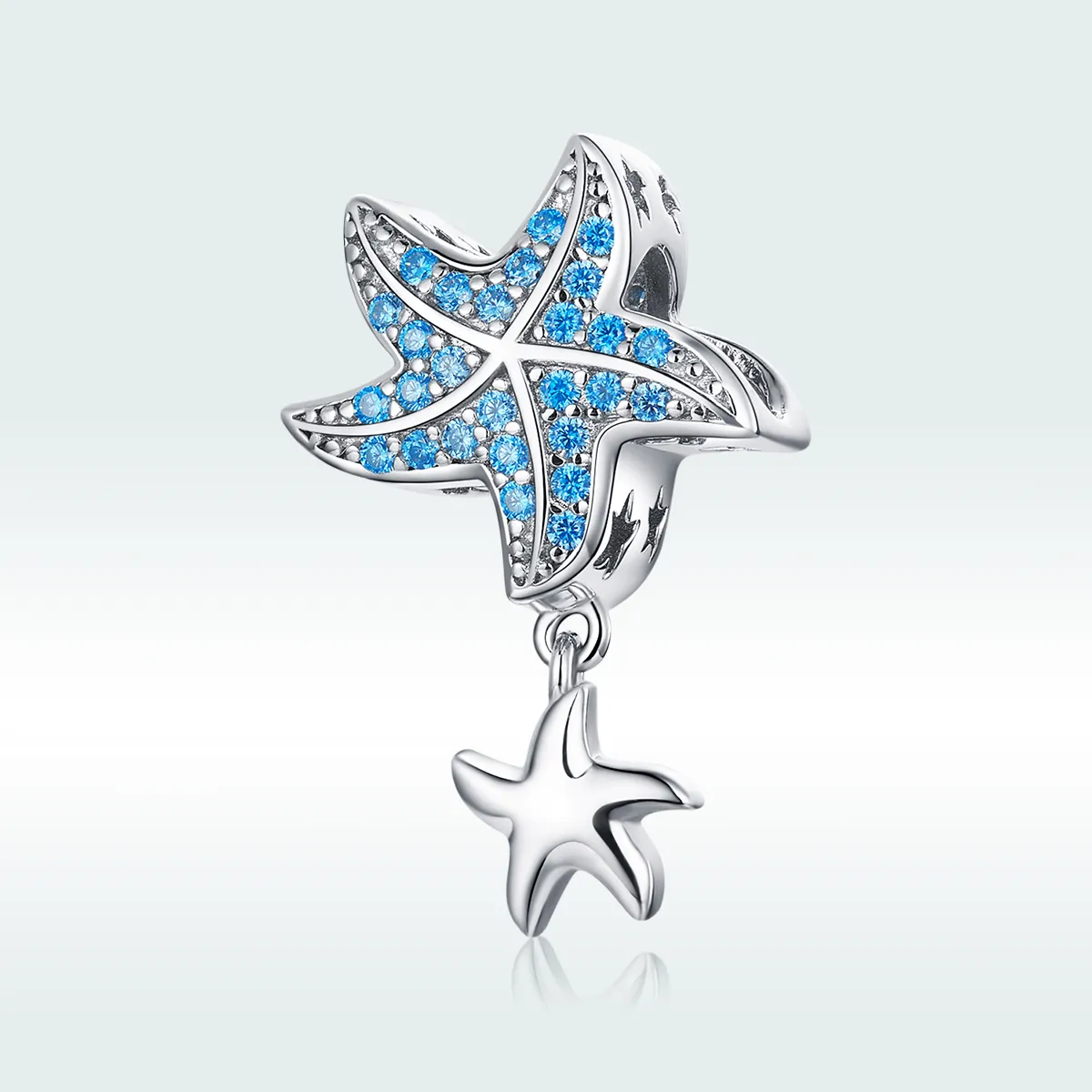 Pandora Style Silver Oceanic Starfish Charm - BSC252