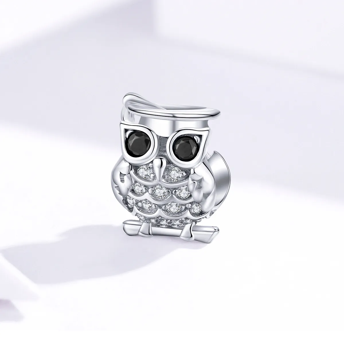 Pandora Style Silver Owl Charm - BSC124