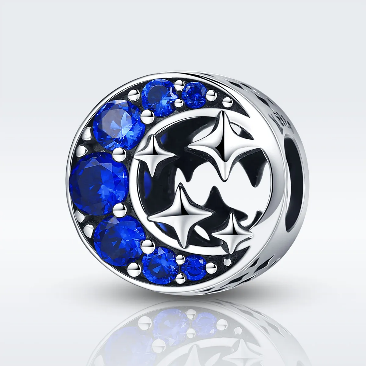 Pandora Style Silver Star Moon Myth Charm - SCC184