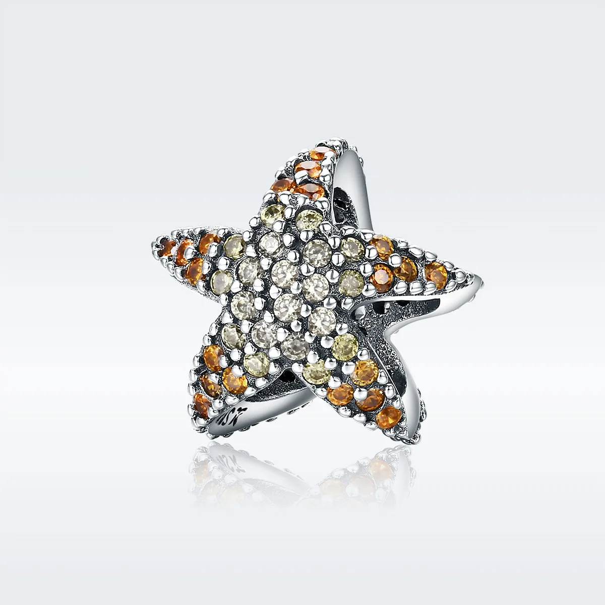 Pandora Style Silver Starfish Charm - SCC586