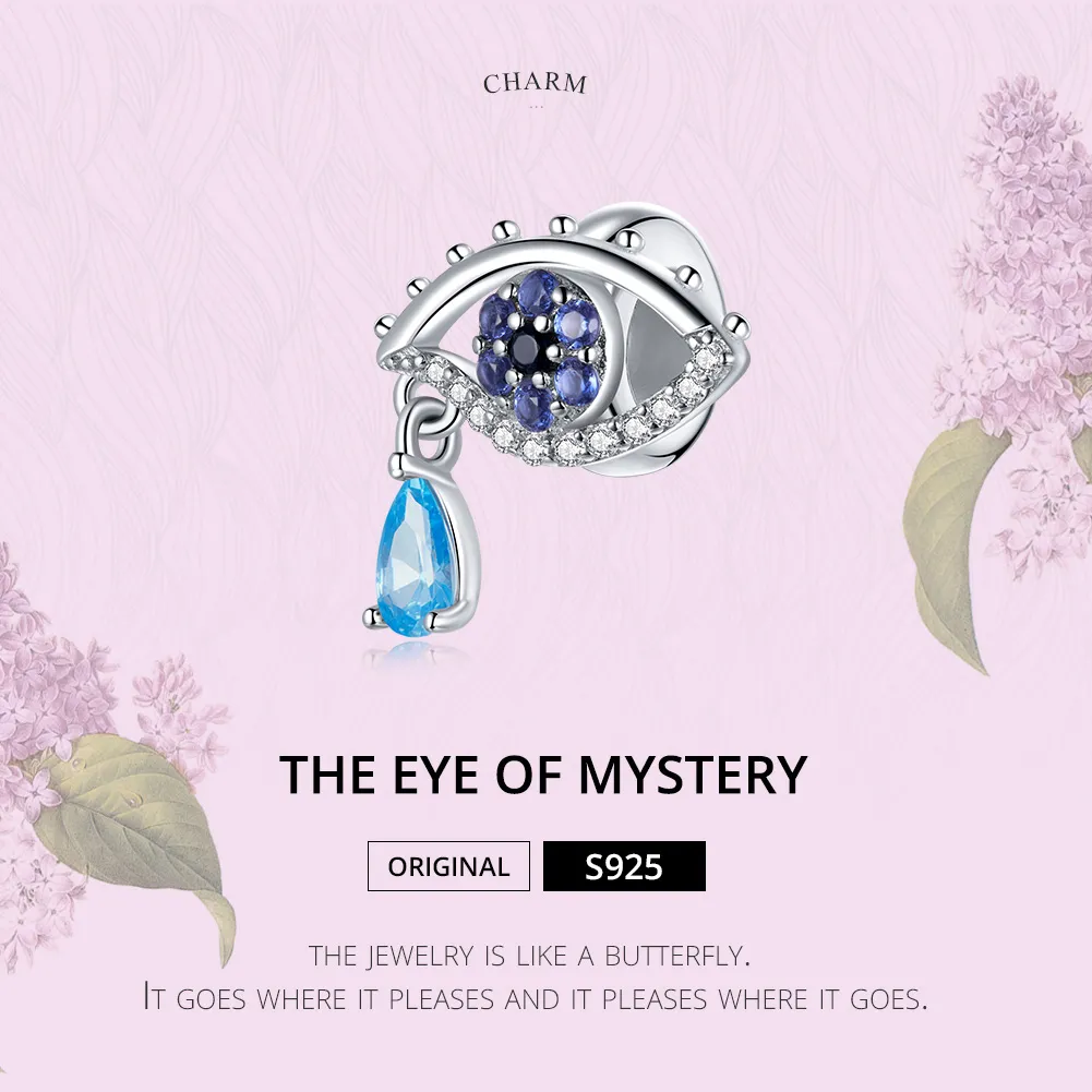 Pandora Style Silver The Eye of Mystery Charm - SCC1775