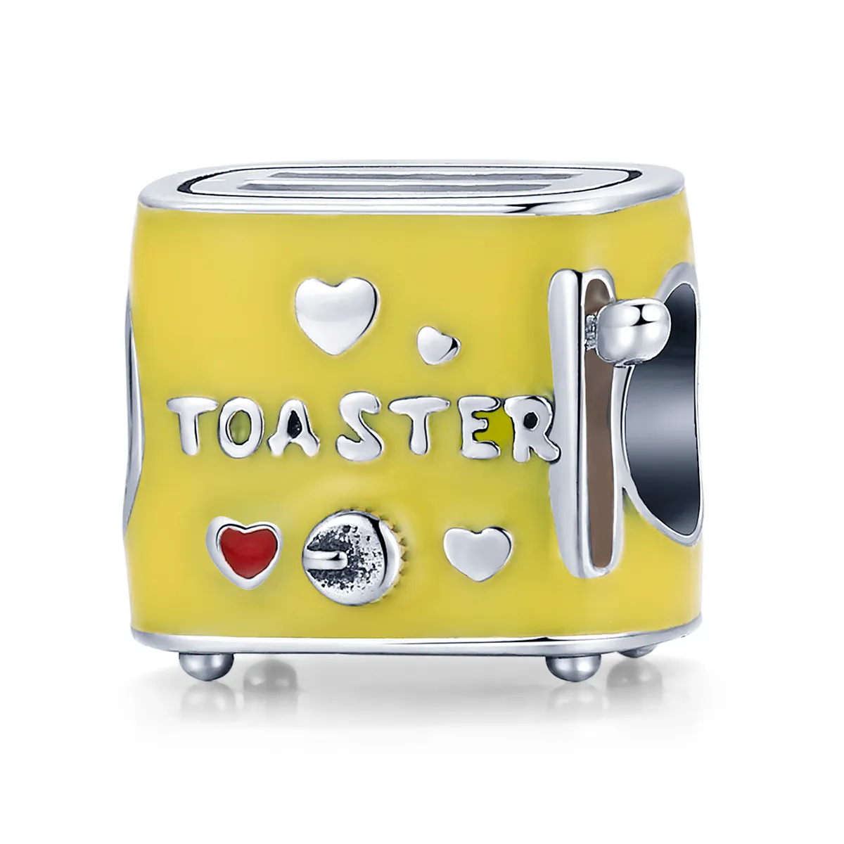Pandora Style Silver Toaster Charm - SCC1863