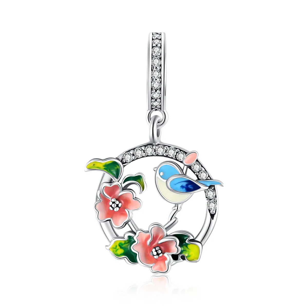 Pandora Style Silver Lucky Letter K Necklace - SCN403
