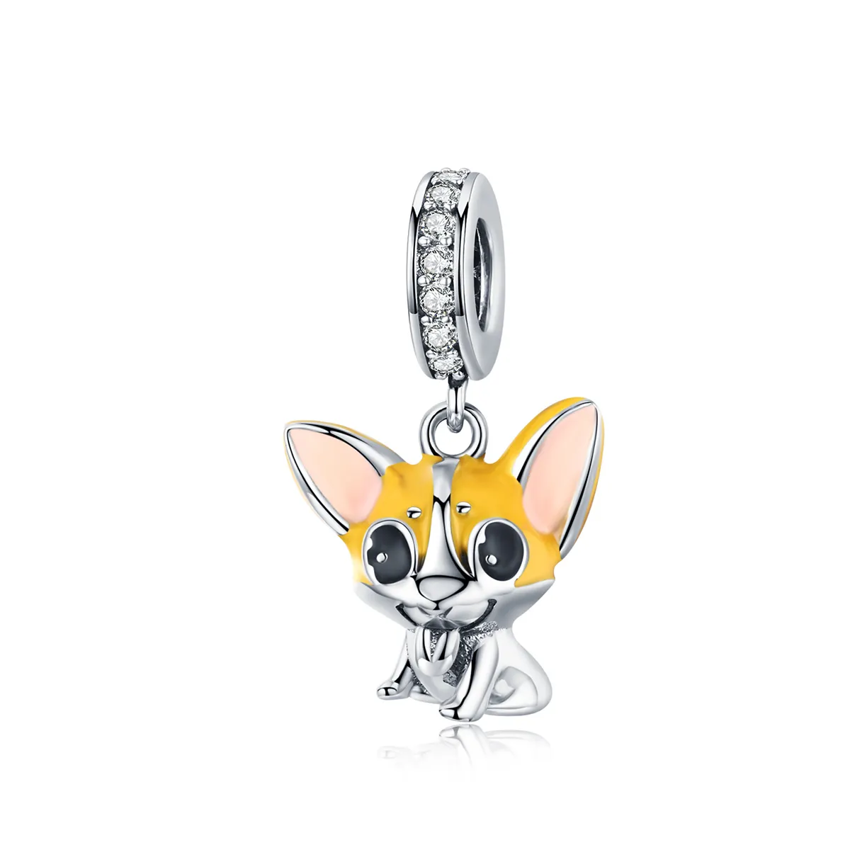 Pandora Style Silver Corgi Dangle - BSC078