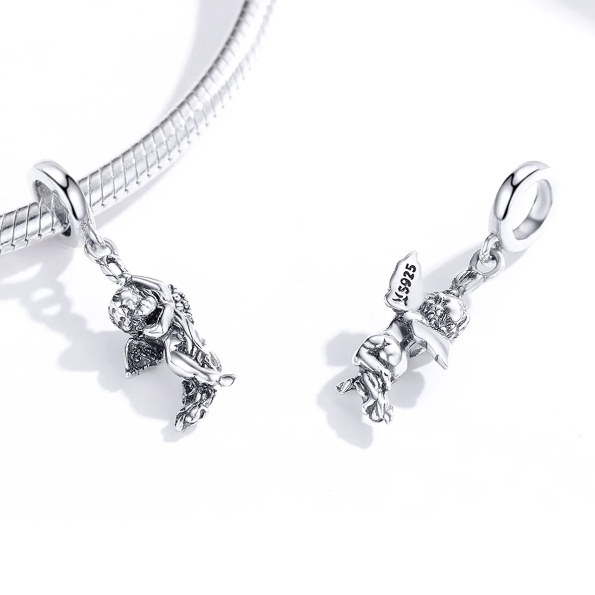 Pandora Style Silver Cupid Dangle - SCC1405