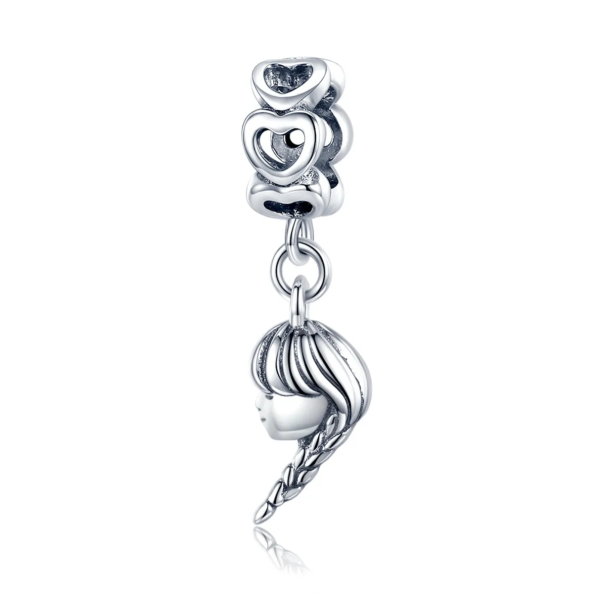 Pandora Style Silver Mother And Daughter Dangle - BSC276