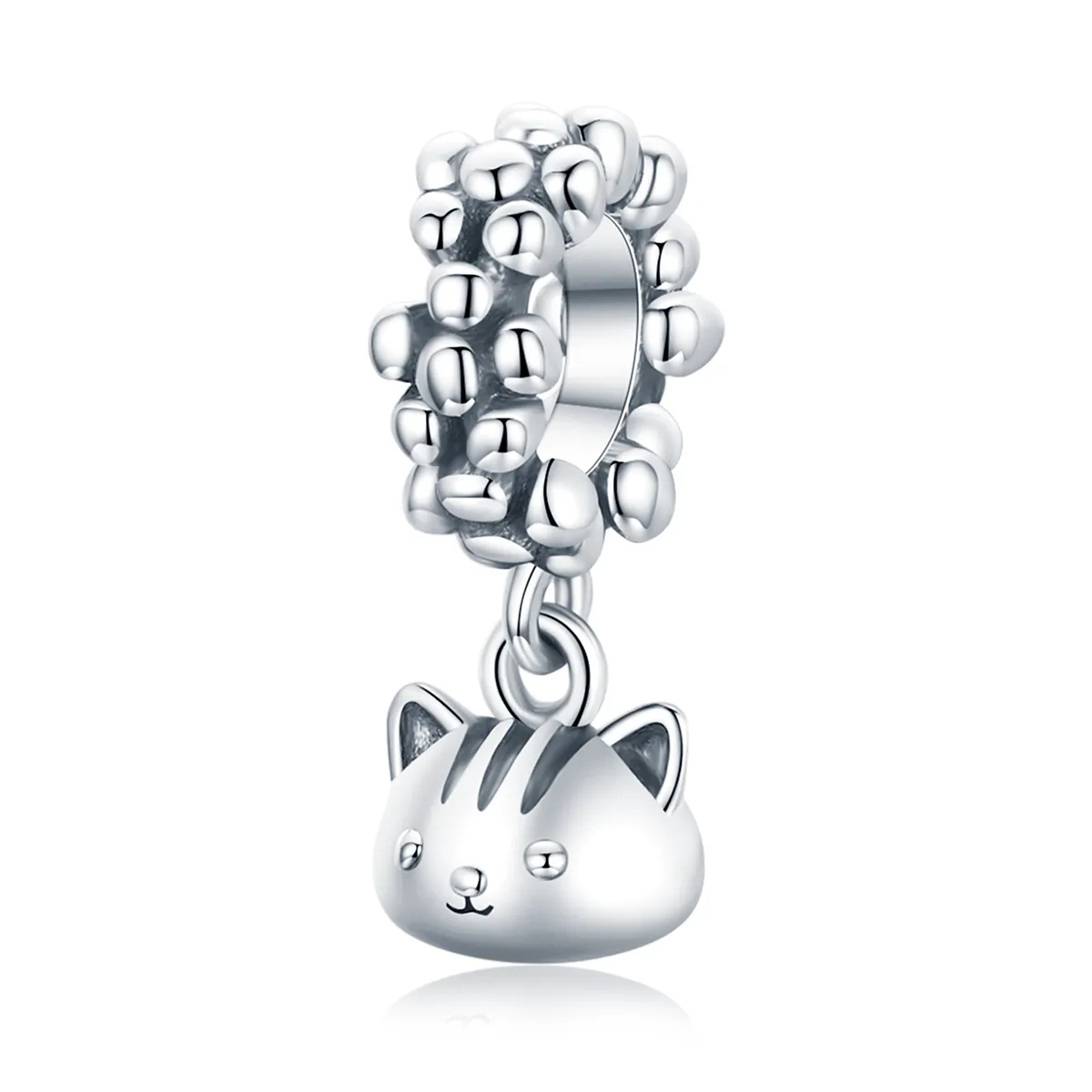 Pandora Style Silver Swing The Kitten Dangle - SCC1871