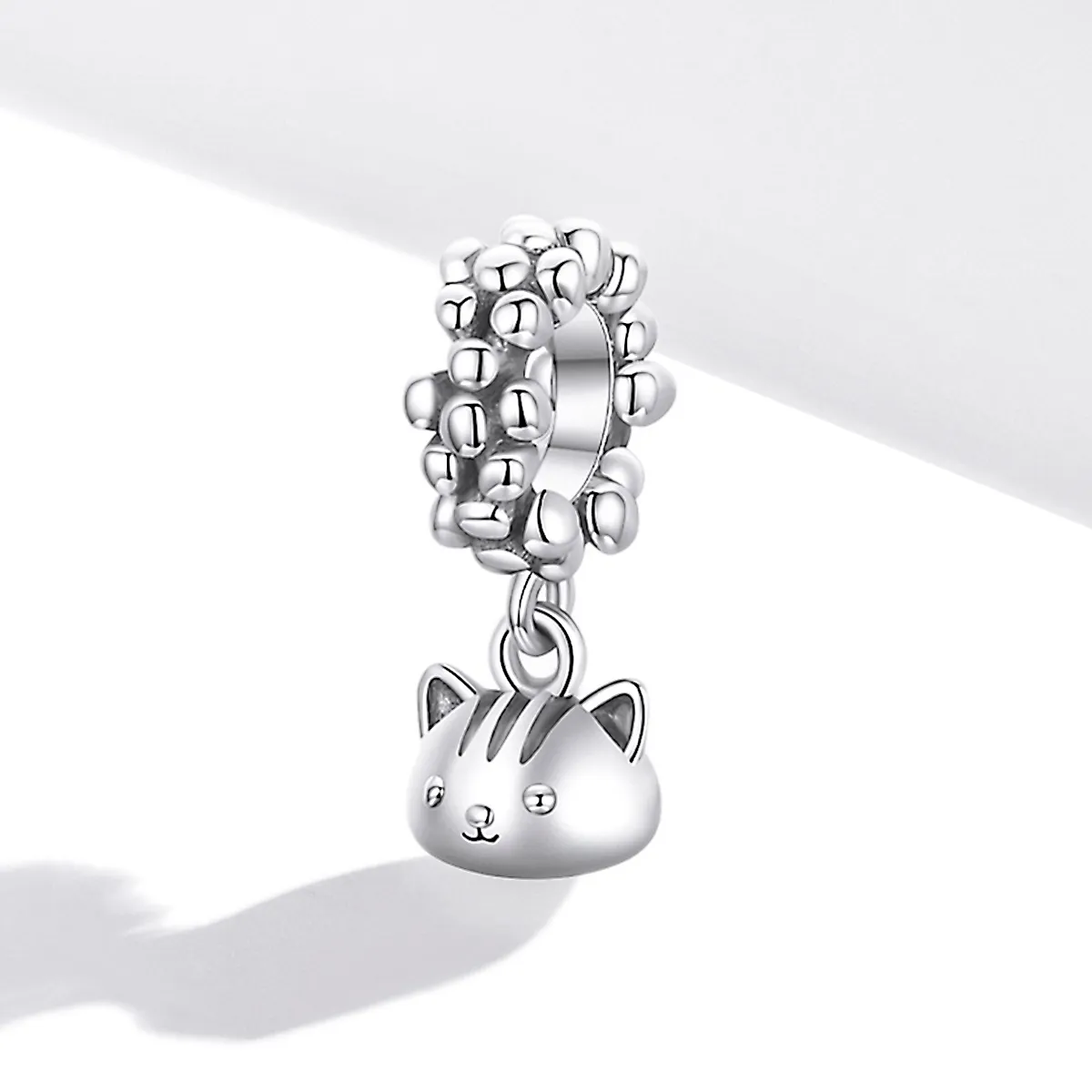 Pandora Style Silver Swing The Kitten Dangle - SCC1871