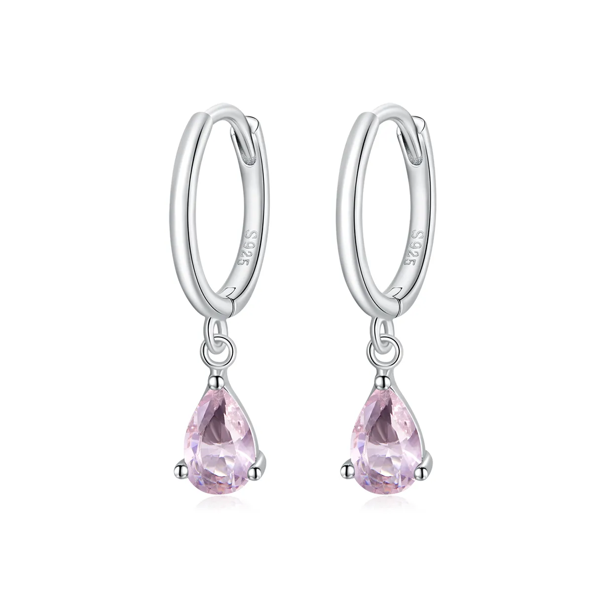 Pandora Style Silver Drop Dangle Earrings - SCE1018-PK