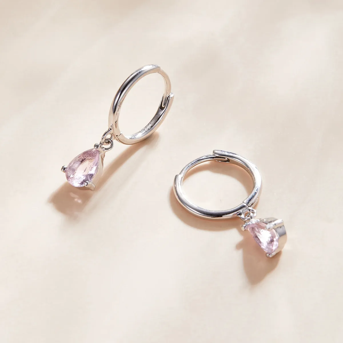 Pandora Style Silver Drop Dangle Earrings - SCE1018-PK