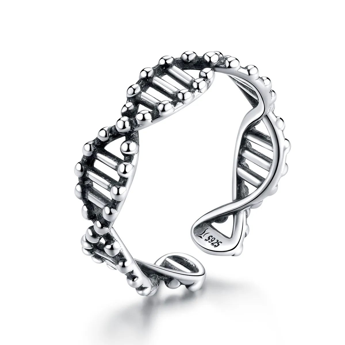Pandora Style Silver DNA Open Ring - SCR643