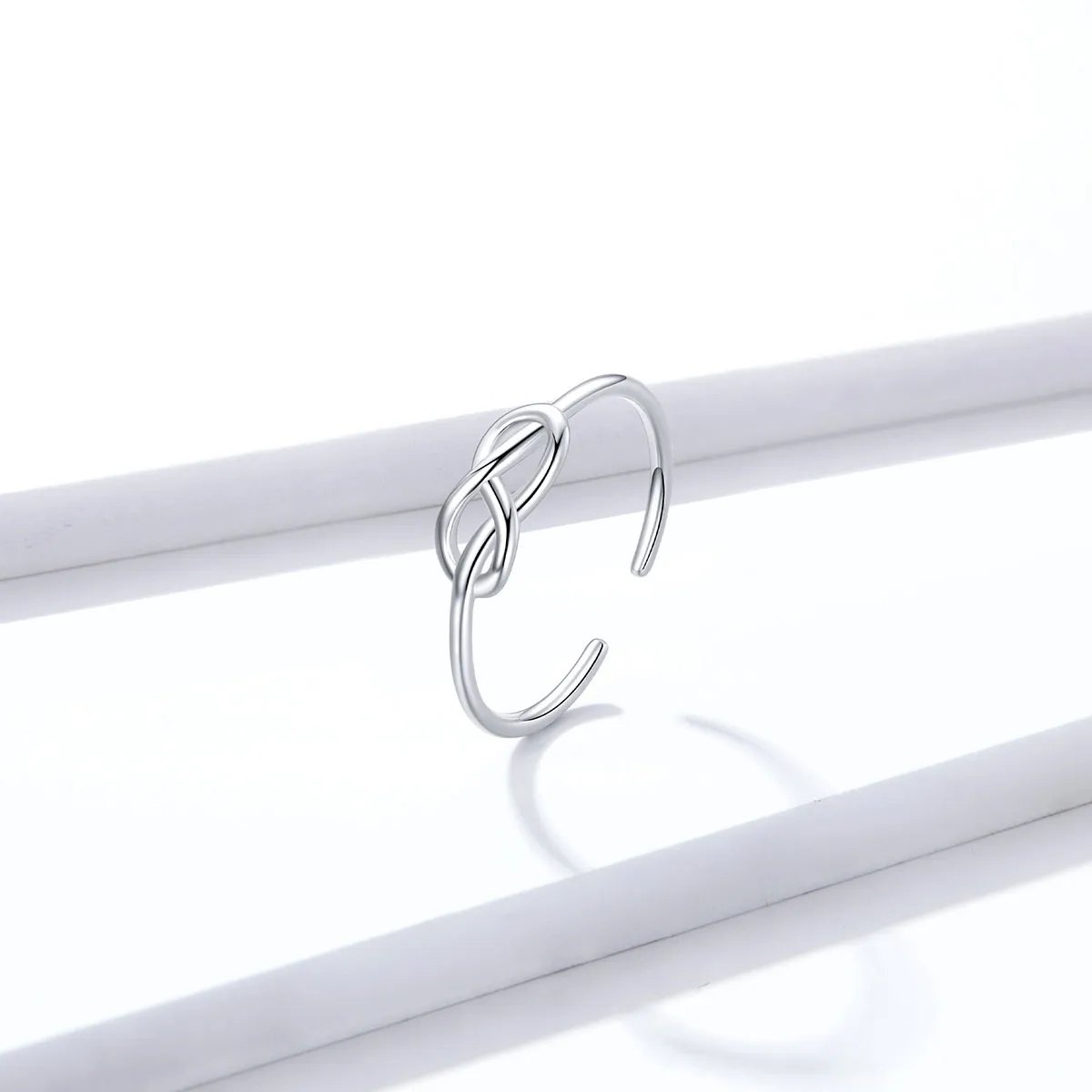 Pandora Style Silver Infinity Open Ring - BSR143