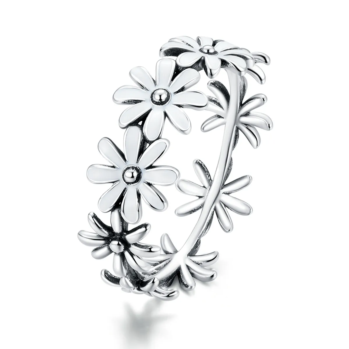 Pandora Style Silver little daisy Ring - SCR670