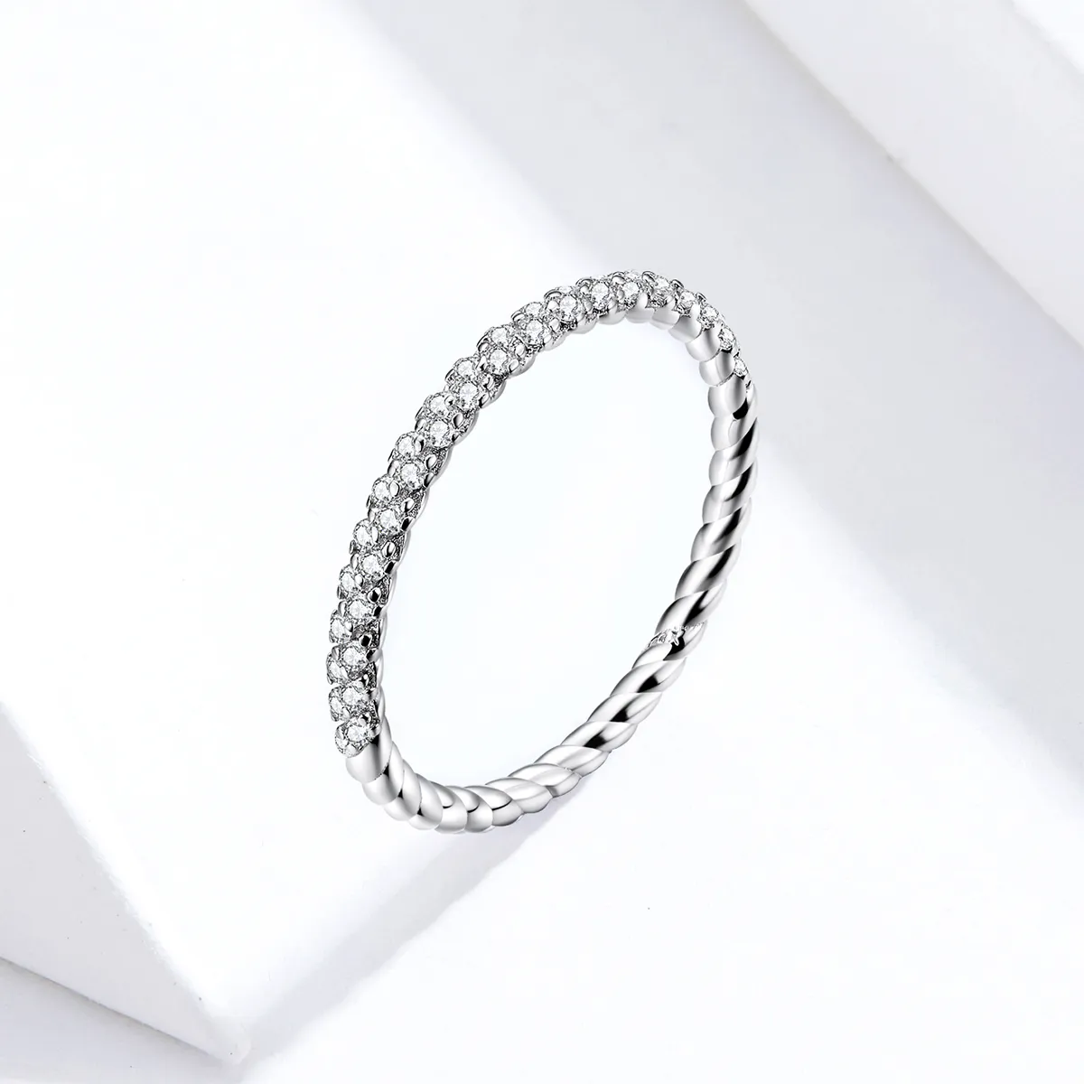 Pandora Style Silver Love Ring - SCR624
