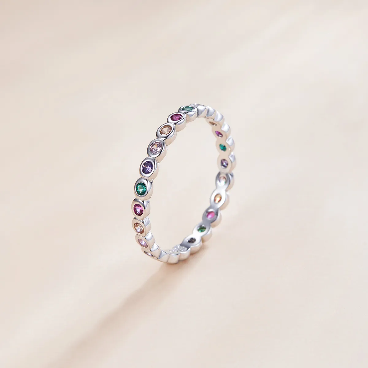 Pandora Style Silver Lucky Ring - SCR714