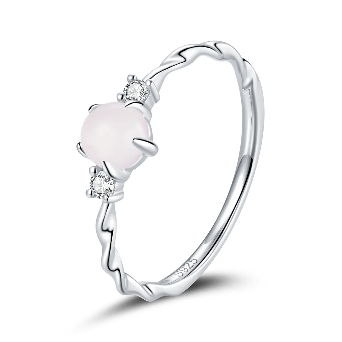 Pandora Style Silver Pear Ring - SCR689