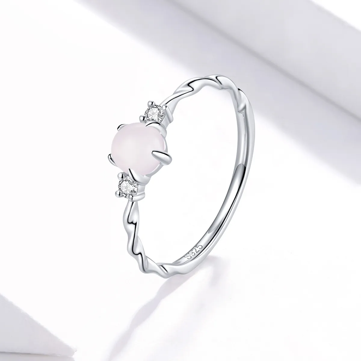 Pandora Style Silver Pear Ring - SCR689