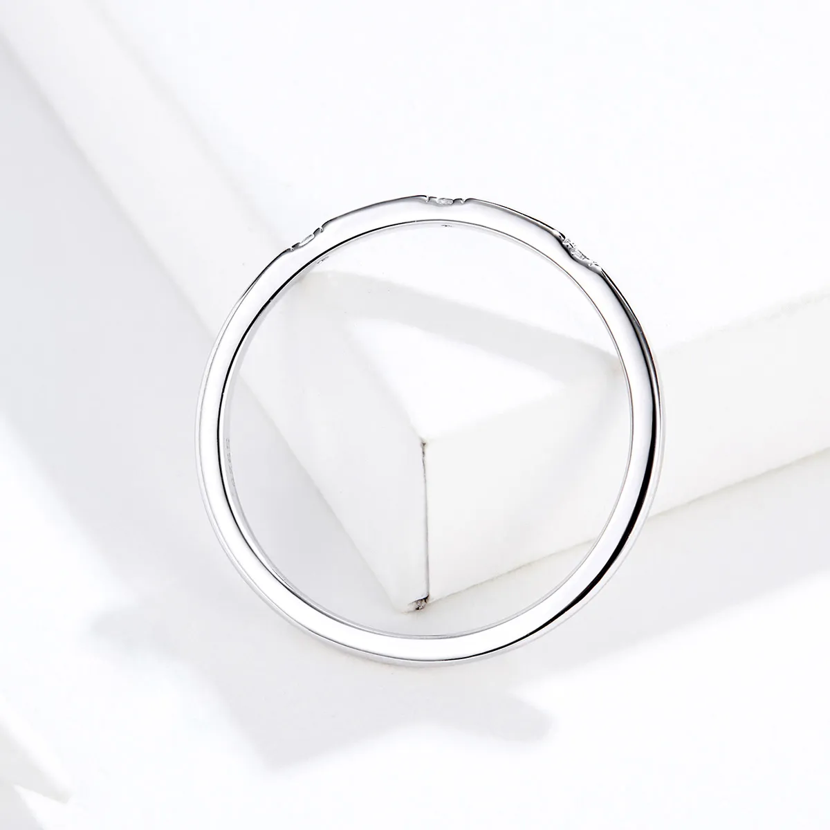 Pandora Style Silver Slim Ring - SCR591