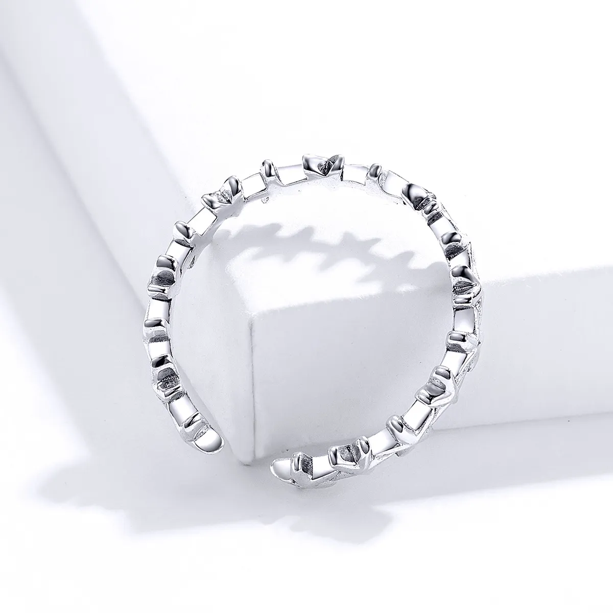 Pandora Style Silver Starfish Open Ring - SCR607