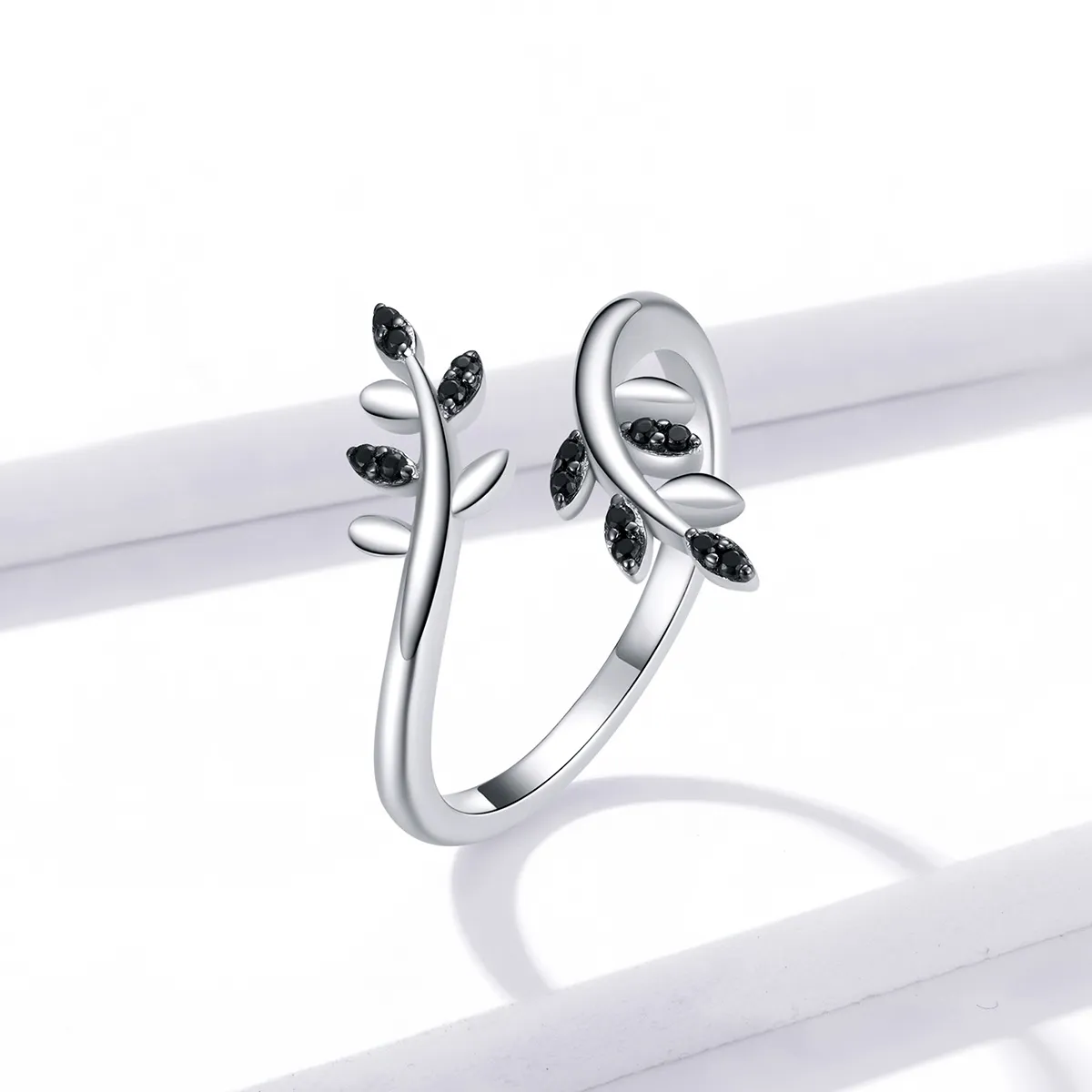 Pandora Style Silver Tree Branch Open Ring - BSR129