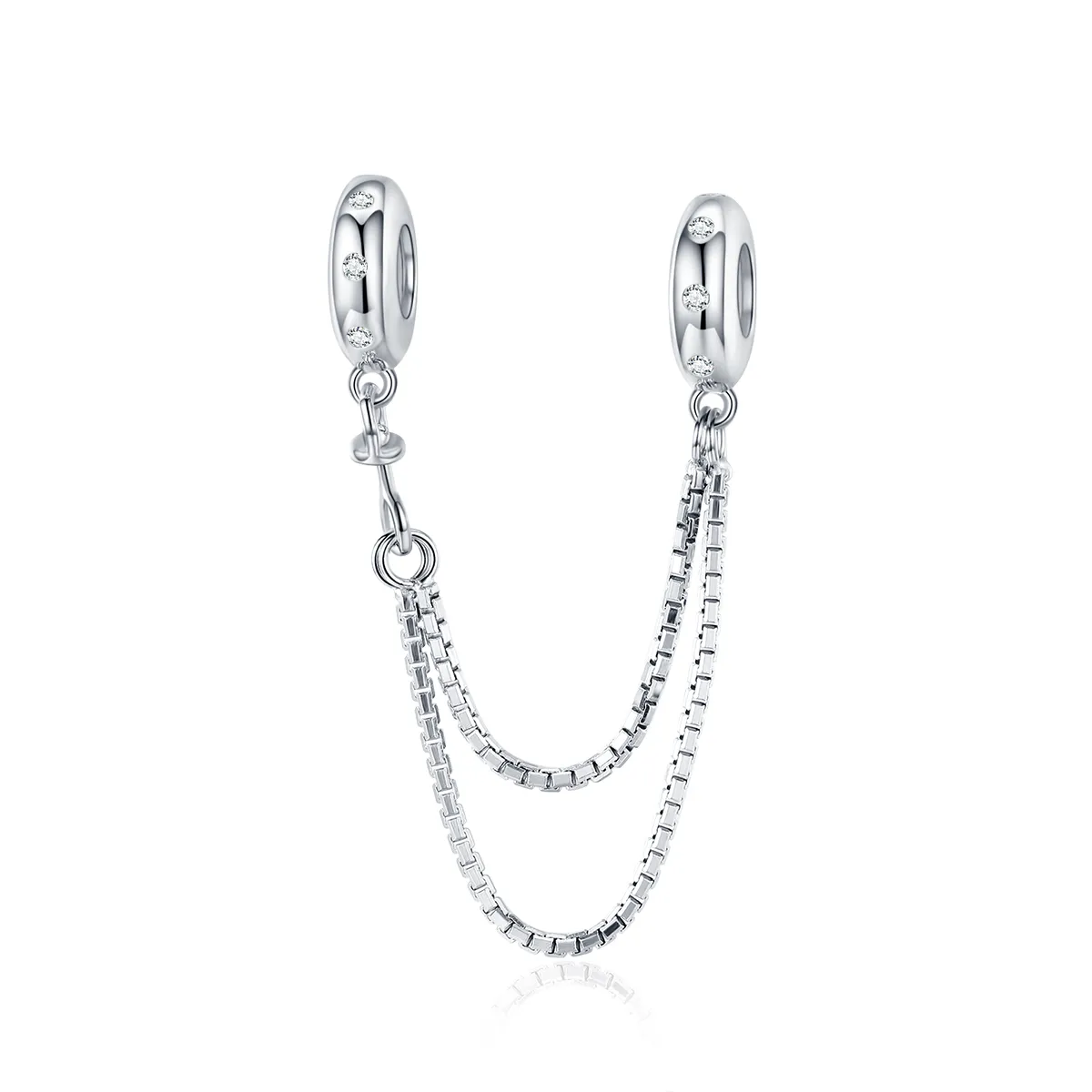 Pandora Style Silver Simple Chain Safety Chain - SCC1419