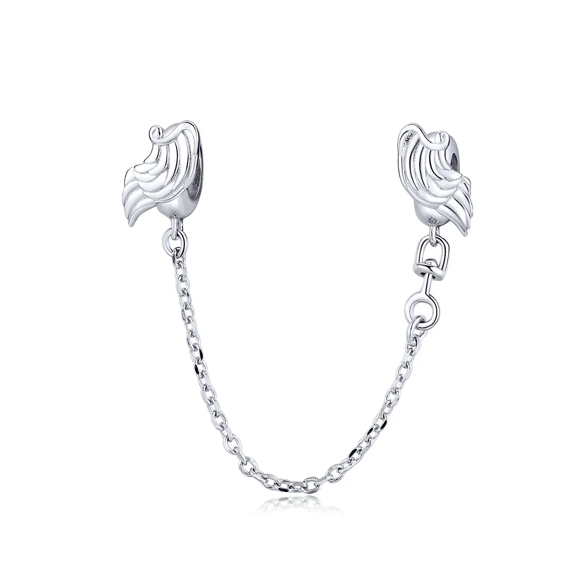 Pandora Style Silver Wings of Angel Safety Chain - BSC241
