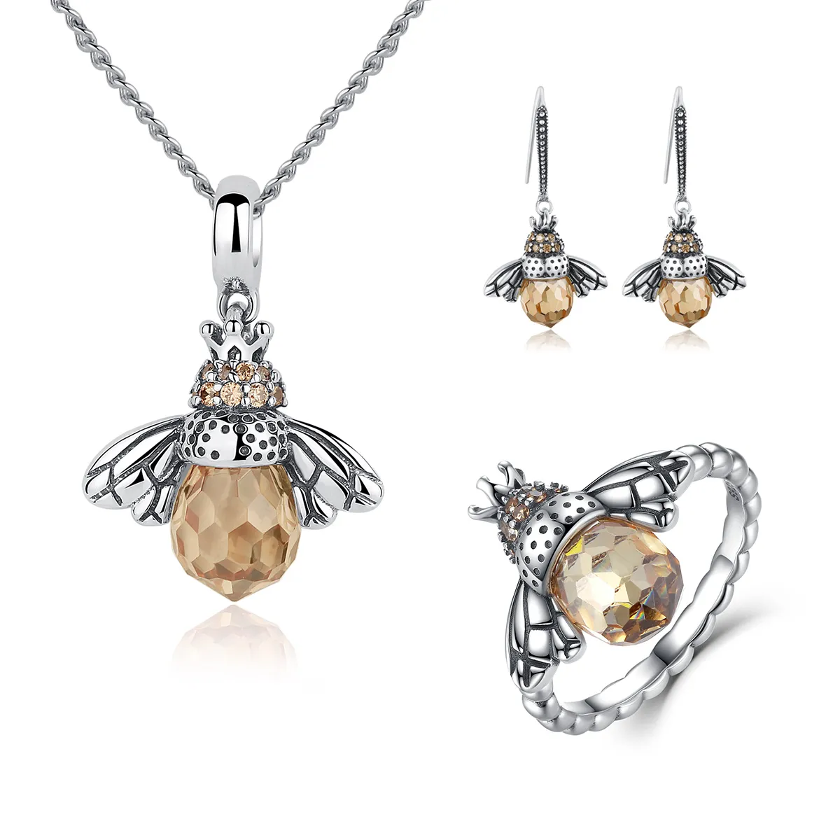 Pandora Style Bee Jewelry set - SET006