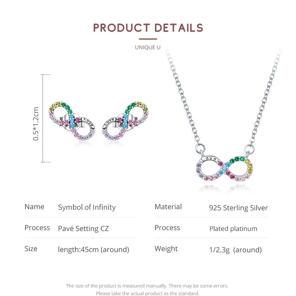 Pandora Style Infinity Jewelry set - SET021