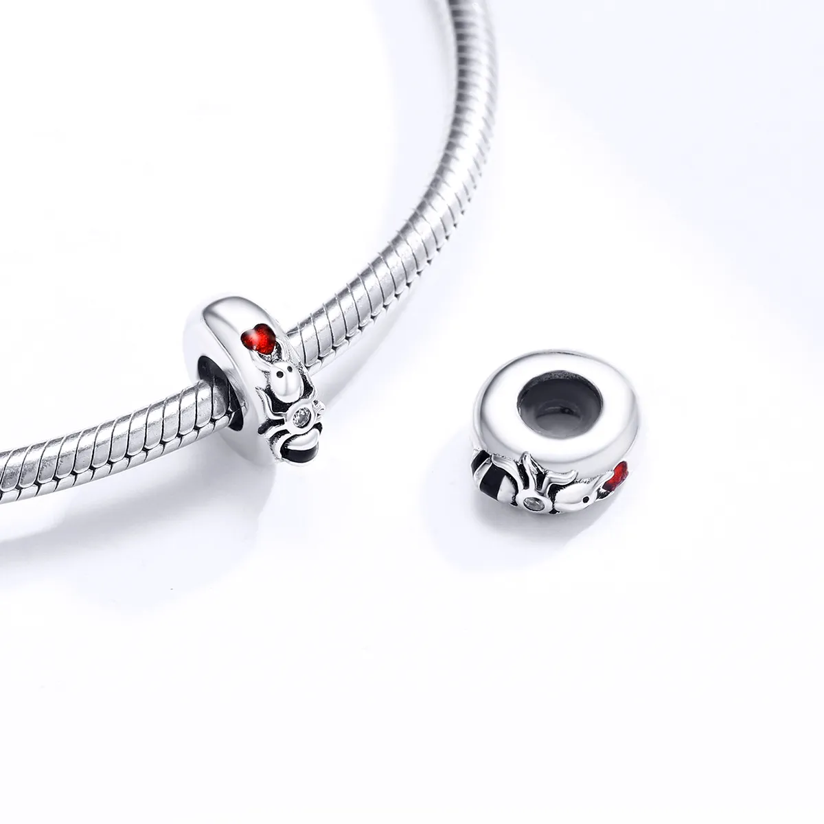 Pandora Style Silver Ant Spacer Charm - SCC1482