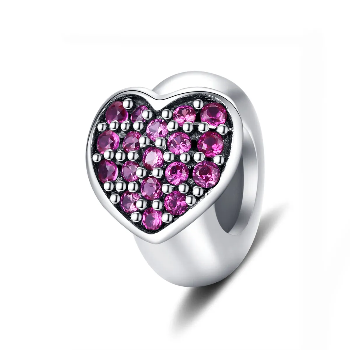 Pandora Style Silver Love Spacer Charm - SCC1336