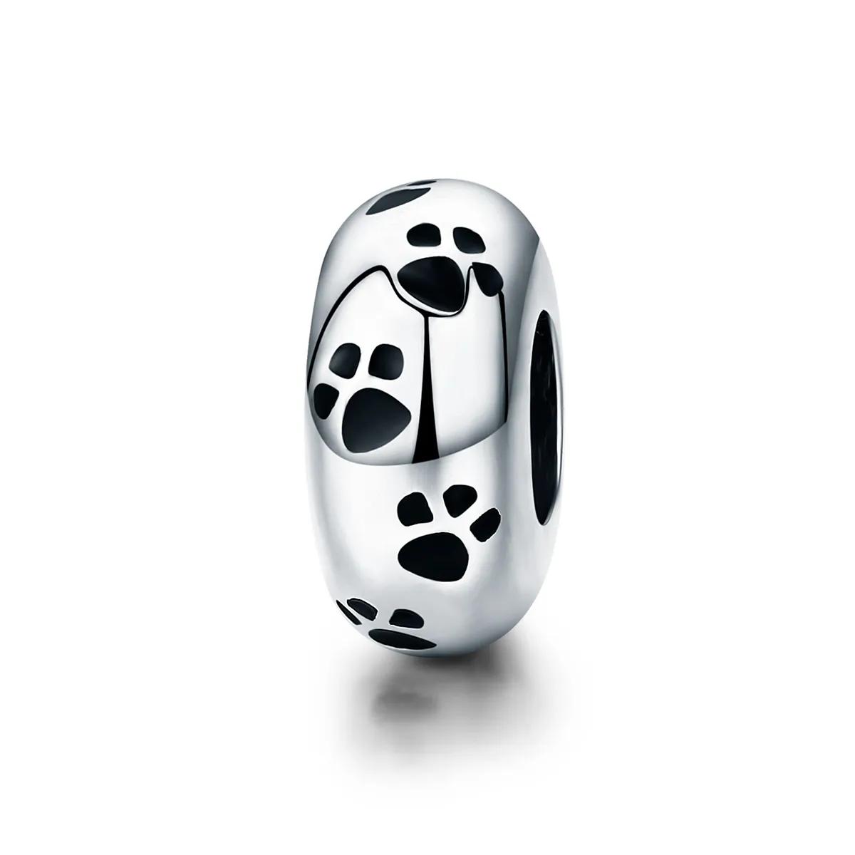 Pandora Style Silver Pet Imprint Spacer Charm - SCC594