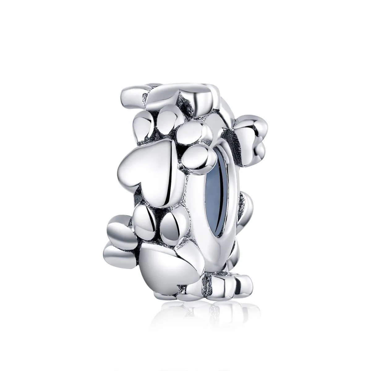 Pandora Style Silver Sweet Hearts Spacer Charm - SCC1504