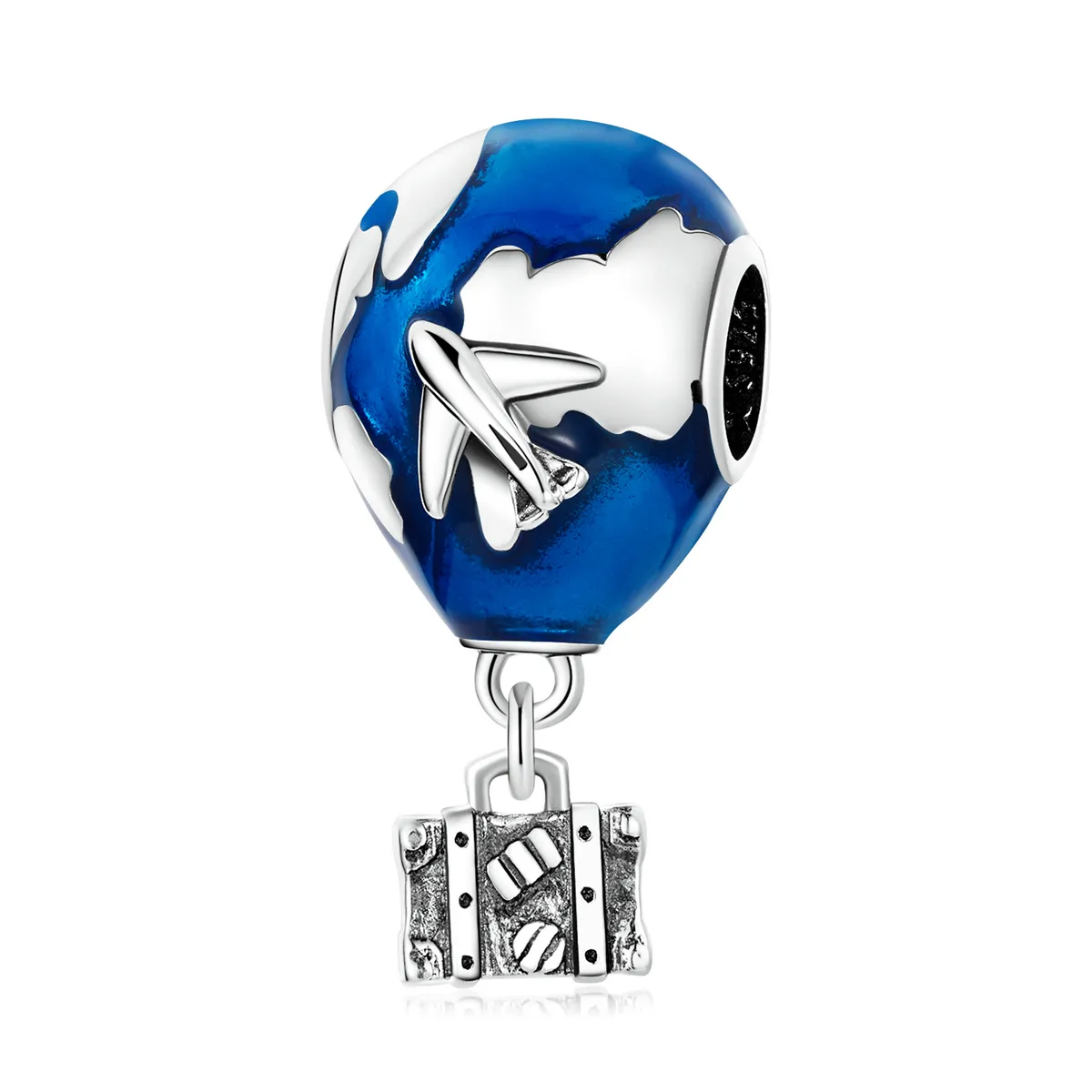 Pandora Style Globetrotter - Hot Air Balloon Charm - SCC2028