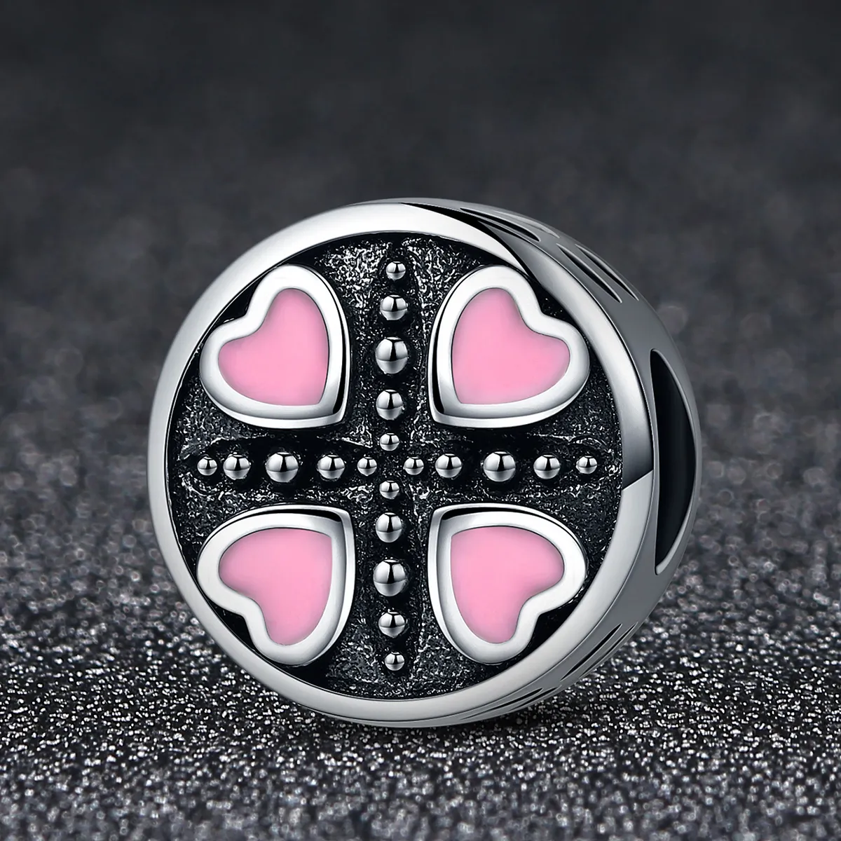 Pandora Style Pink Love Charm - SCC157
