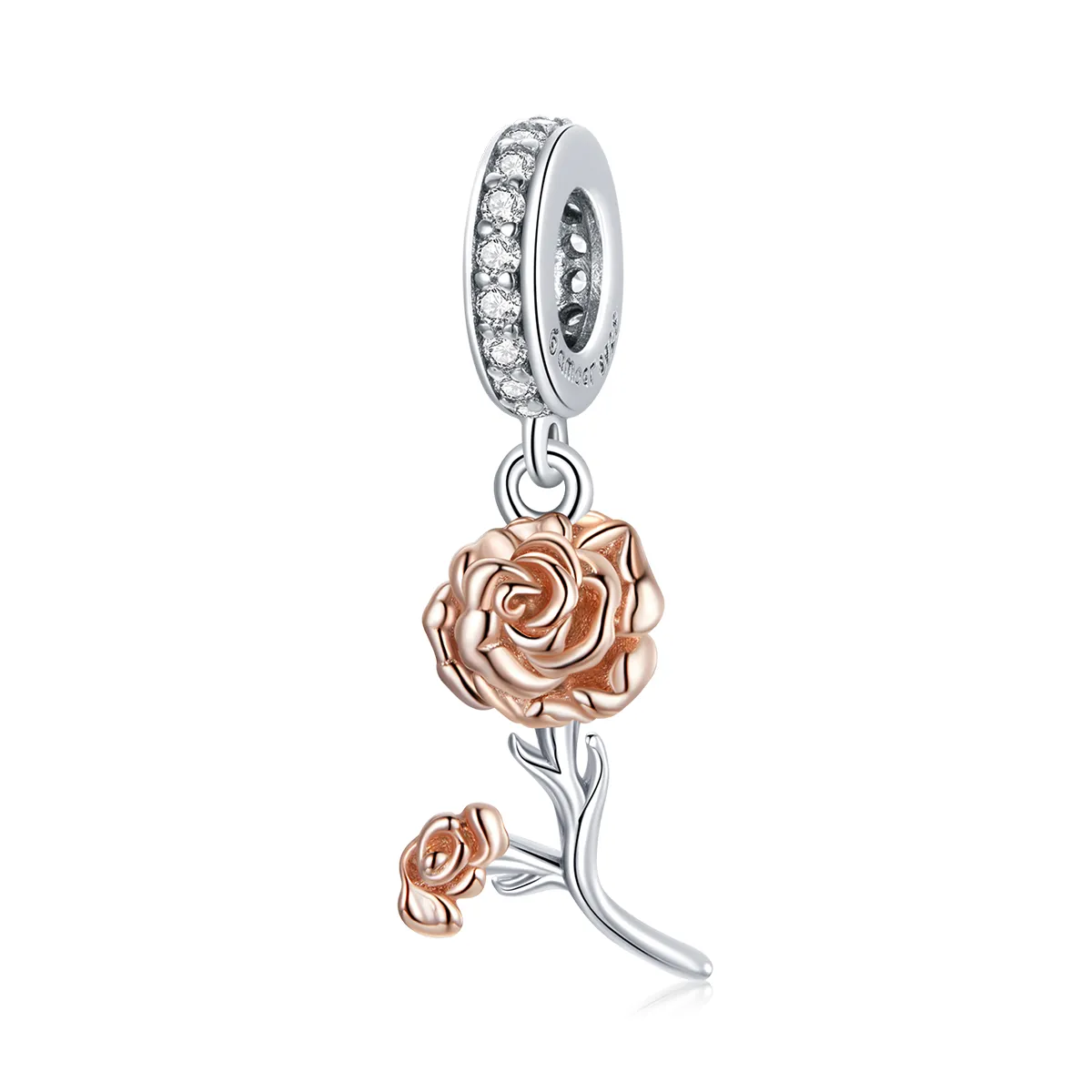 pandora style carnation dangle bsc422