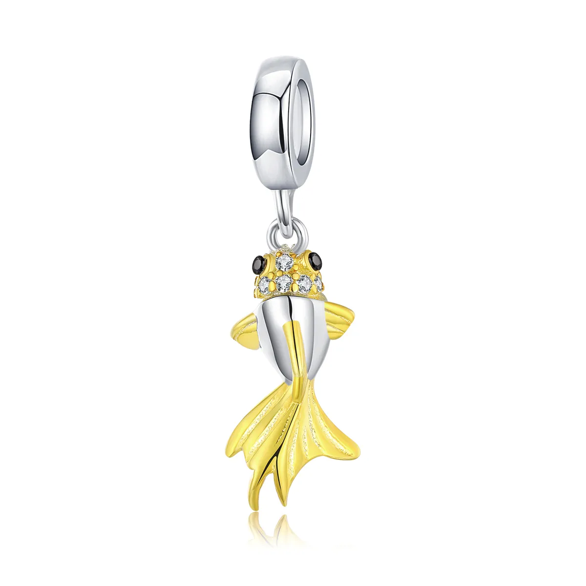 pandora style golden koi dangle bsc127