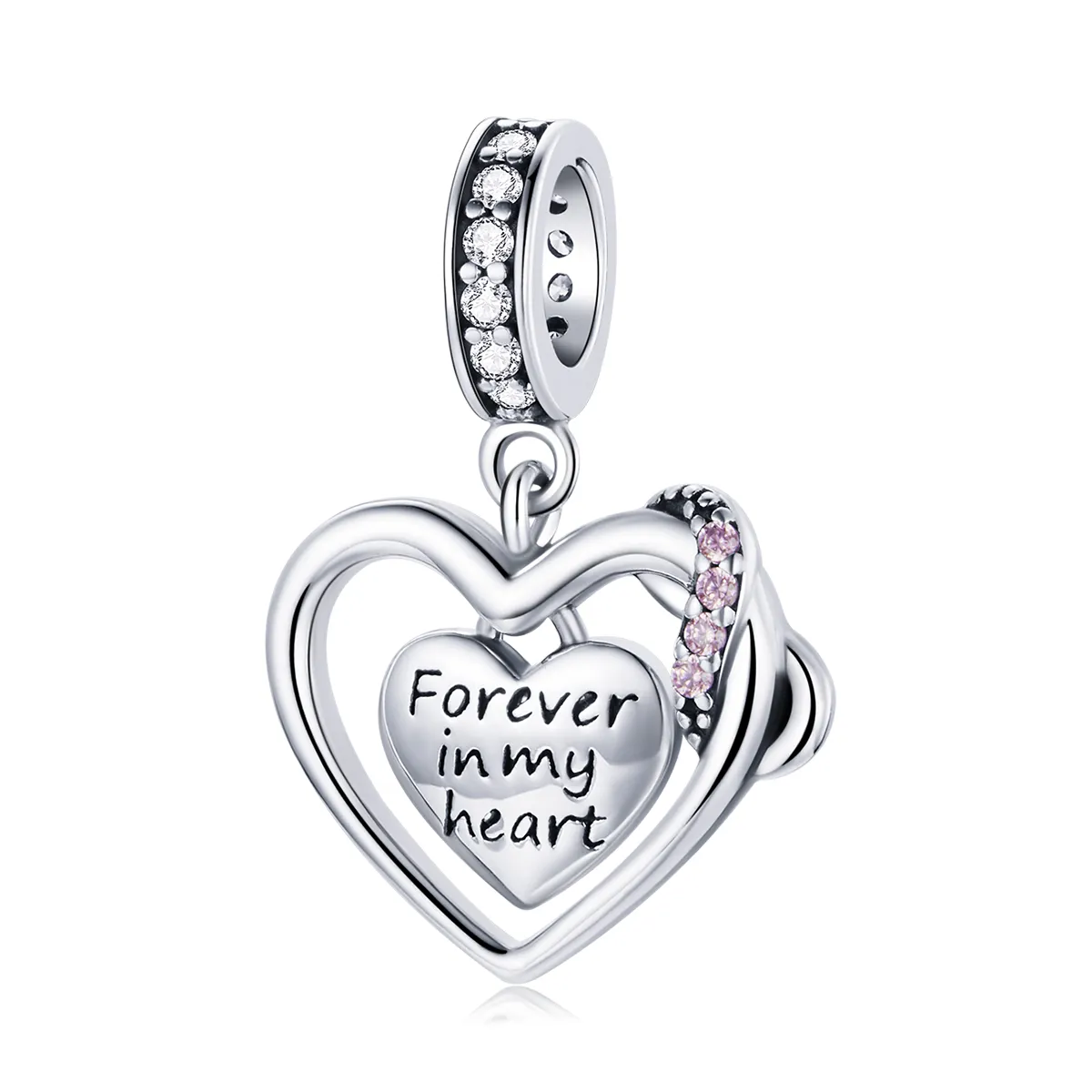 pandora style infinite love dangle bsc482