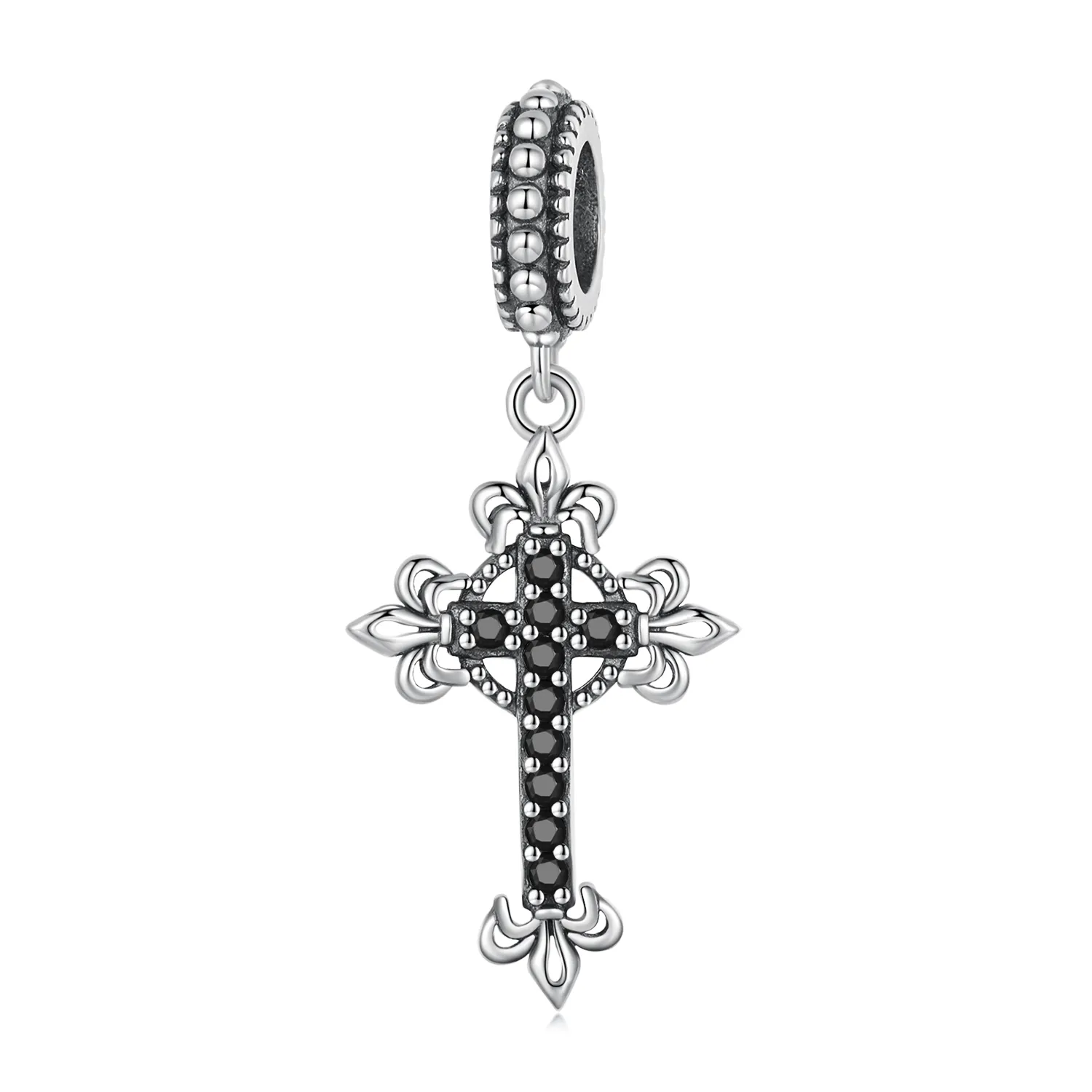 pandora style vintage cross dangle bsc669