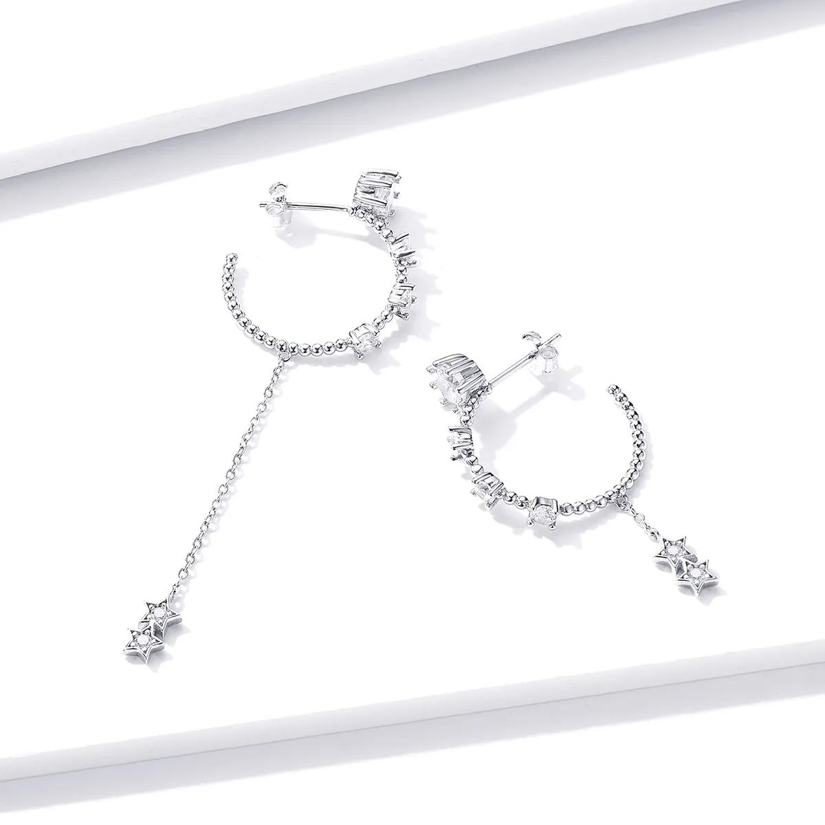 Pandora Style Bright Hanging Earrings - BSE310