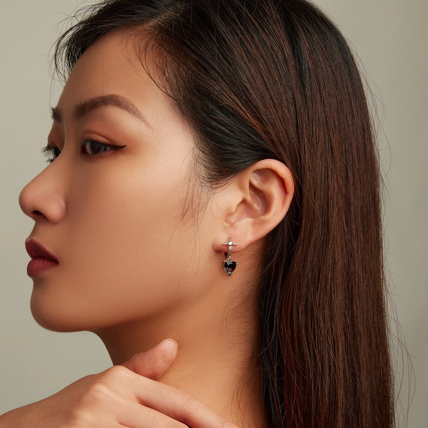 Pandora Style Cross Hoop Earrings - SCE1518