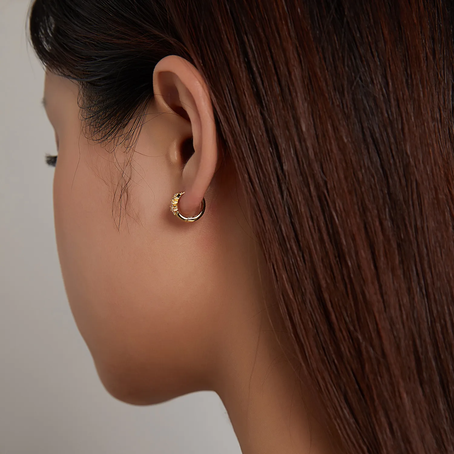 Pandora Style Simple - Starry Hoop Earrings - SCE1189